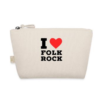 I love folk rock - Organic Pouch - nature - Front