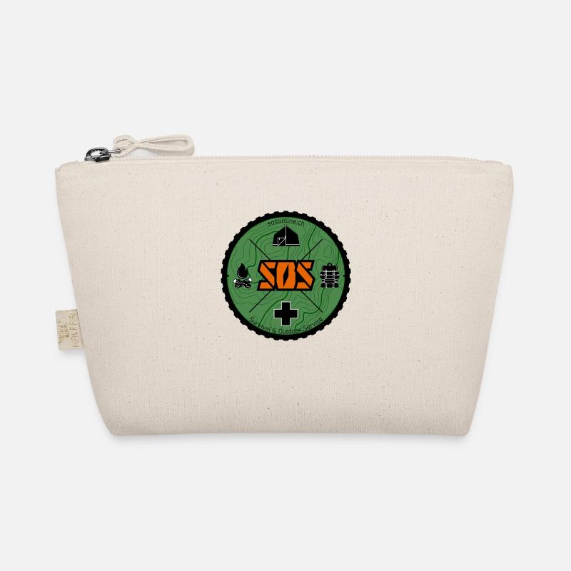 SOS Logo green - Organic Pouch - nature
