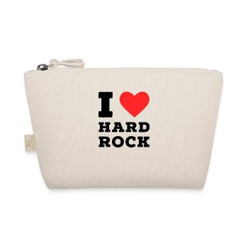 I love hard rock - Organic Pouch - nature - Front