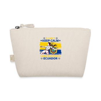 keep calm and support the equator - Organic Pouch - nature - Front