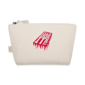 do it tomorrow quote - Organic Pouch - nature - Front