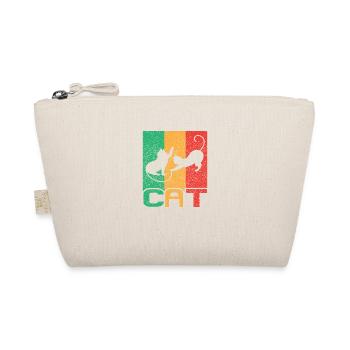 Cat Vintage Rétro - Trousse biologique - nature - Devant