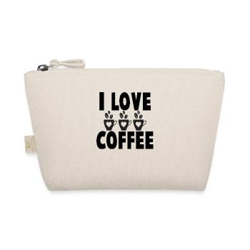 I love Coffee - Bio-Täschchen - Natur - Vorne