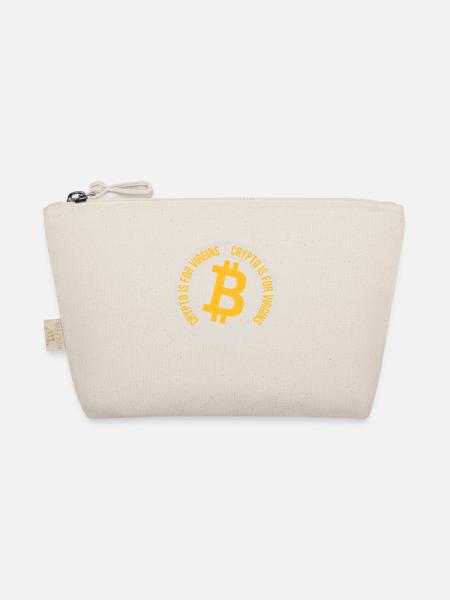 crypto is for virgins - Organic Pouch - nature - Front