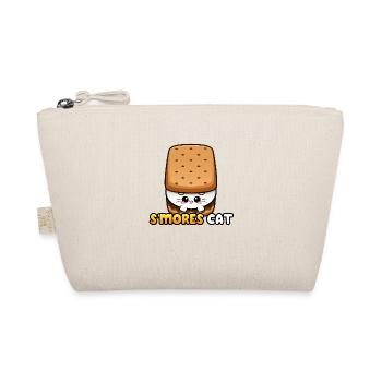 Smores Cat Katze S'mores Marshmallow Cookie Choco - Organic Pouch - nature - Front