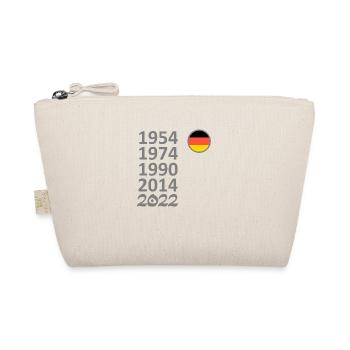 Fußball, WM, 2022, Deutschland - Bio-Täschchen - Natur - Vorne