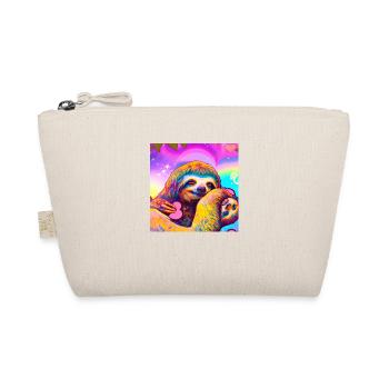 Sloth mum - Organic Pouch - nature - Front