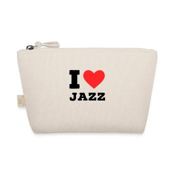 I love jazz - Organic Pouch - nature - Front