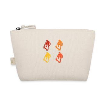 Skateboarder Skateboard Skater Skate Skateing - Organic Pouch - nature - Front