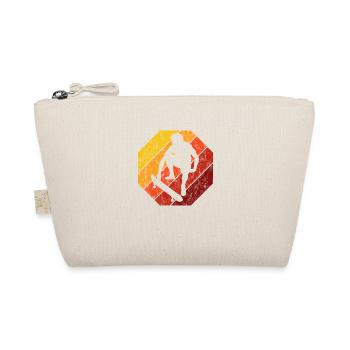 Skateboard Skateboarder Skater Skate Skateing - Organic Pouch - nature - Front