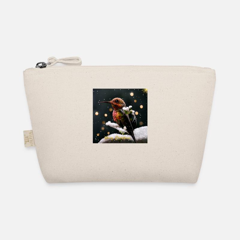 Classic Christmas theme with gold elements Organic Pouch