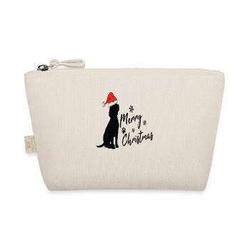 merry christmas beagle - Bio-Täschchen - Natur - Vorne