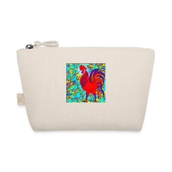 Illustration d’un coq, dans un style abstrait - Trousse biologique - nature - Devant