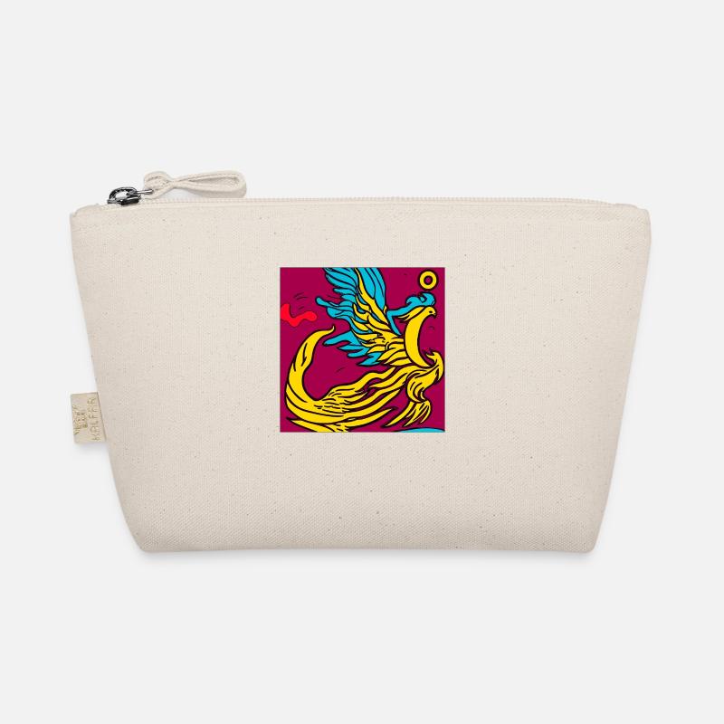 Illustration of a phoenix, vector style Organic Pouch