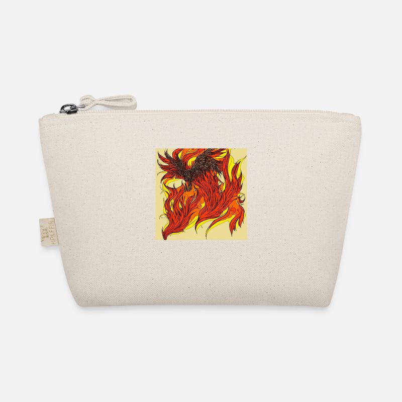 Illustration of a phoenix, vector style Organic Pouch