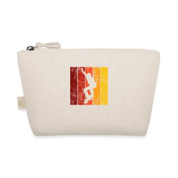 Skateboard Skateboarder Skater Skate Skateing - Organic Pouch - nature - Front