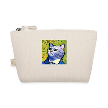 Cat painted by Van Gogh - Organic Pouch - nature - Front