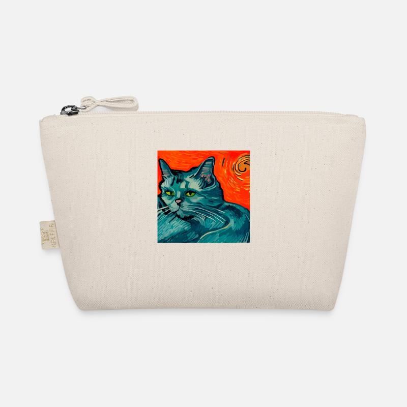 Chat peint par Van Gogh Trousse biologique