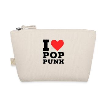 I love pop punk - Organic Pouch - nature - Front