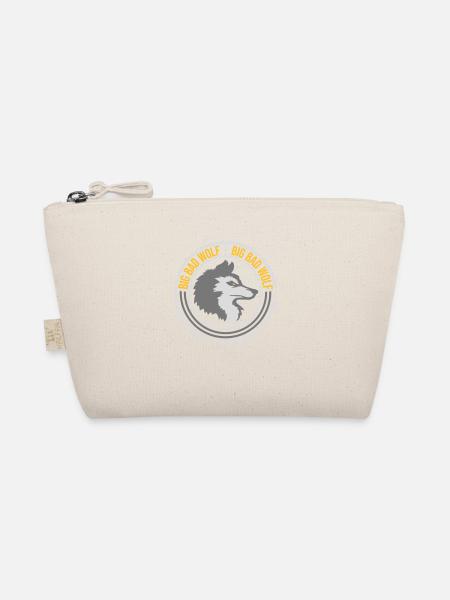 big bad wolf quote - Organic Pouch - nature - Front