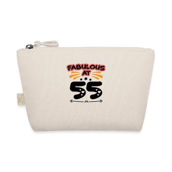 Fabulous At 55 - Organic Pouch - nature - Front