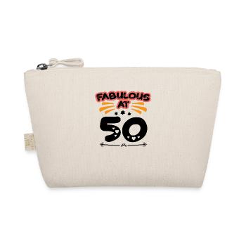 Fabulous At 50 - Organic Pouch - nature - Front