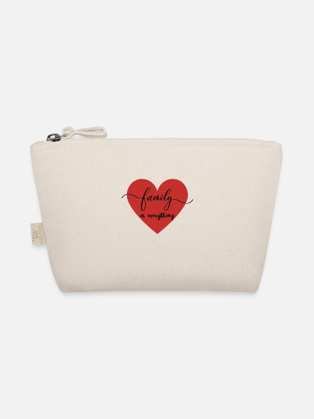 Family is everything - Organic Pouch - nature