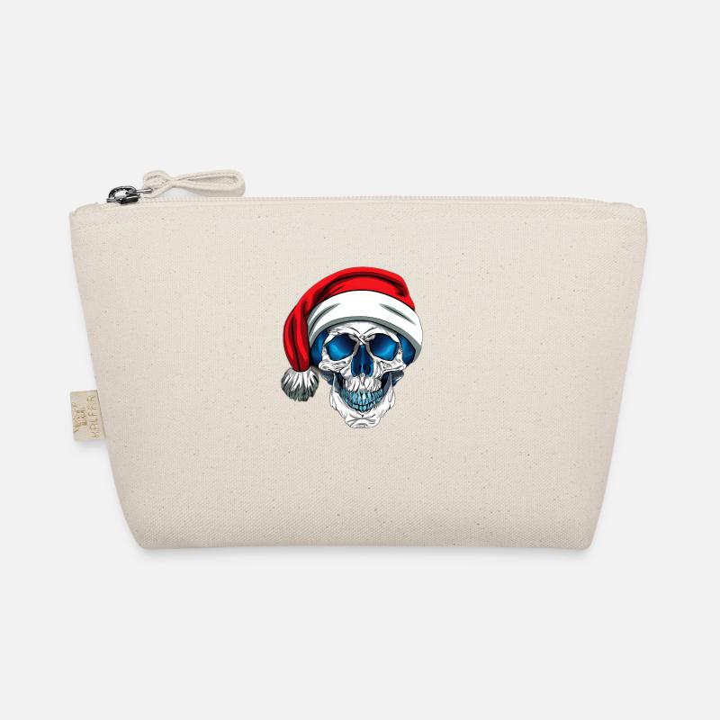 Christmas Skull Organic Pouch