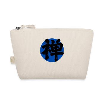 Zen Kanji Dark Blue - Organic Pouch - nature - Front