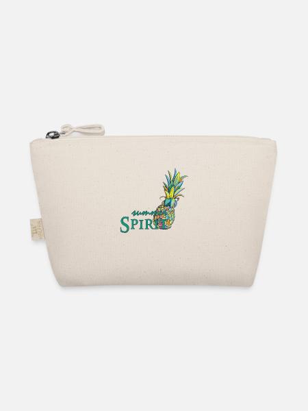 Pineapple Summer Spirit Summer Time - Organic Pouch - nature - Front