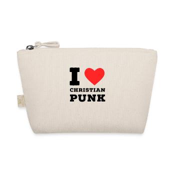 I love Christian punk - Organic Pouch - nature - Front