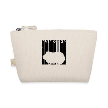 Retro Graphic Hamster Pet Owner Animal Lover Roden - Bio-Täschchen - Natur - Vorne