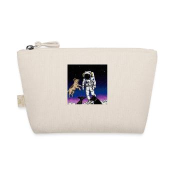 Dogs and Astronaut - Bio-Täschchen - Natur - Vorne