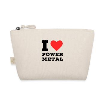 I love power metal - Organic Pouch - nature - Front