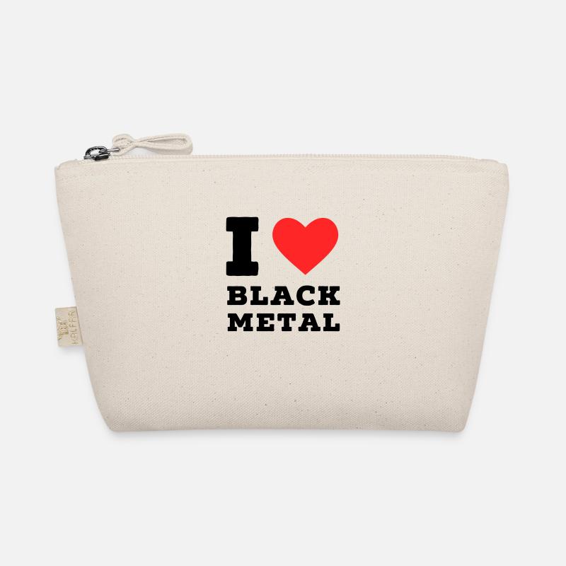 Ich liebe Black Metal - Bio-Täschchen - Natur