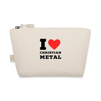 I love Christian metal - Organic Pouch - nature - Front
