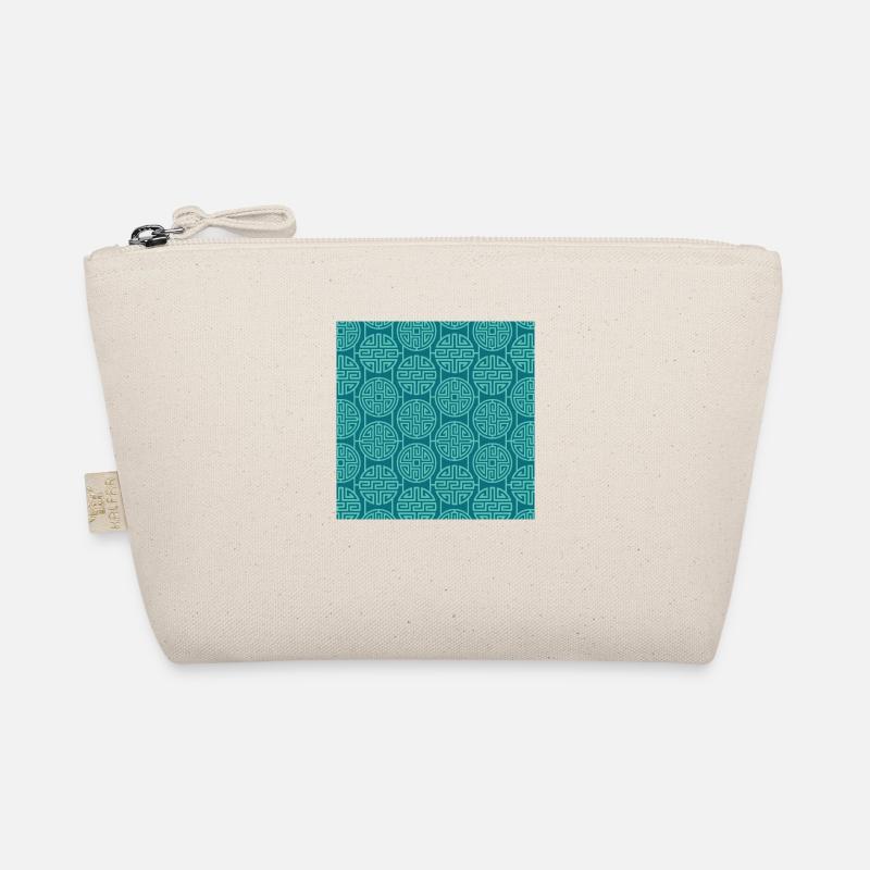 Chinese pattern - Organic Pouch - nature