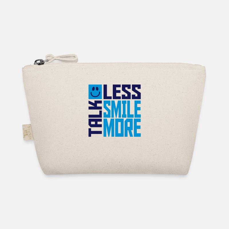 talk less smile more Organic Pouch