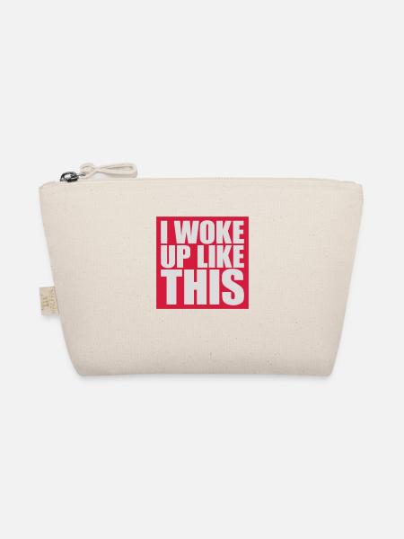 woke up like this - Organic Pouch - nature - Front