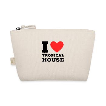 I love tropical house - Organic Pouch - nature - Front