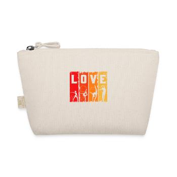 Rhythmic Gymnastics Gymnastics Dance Love - Organic Pouch - nature - Front