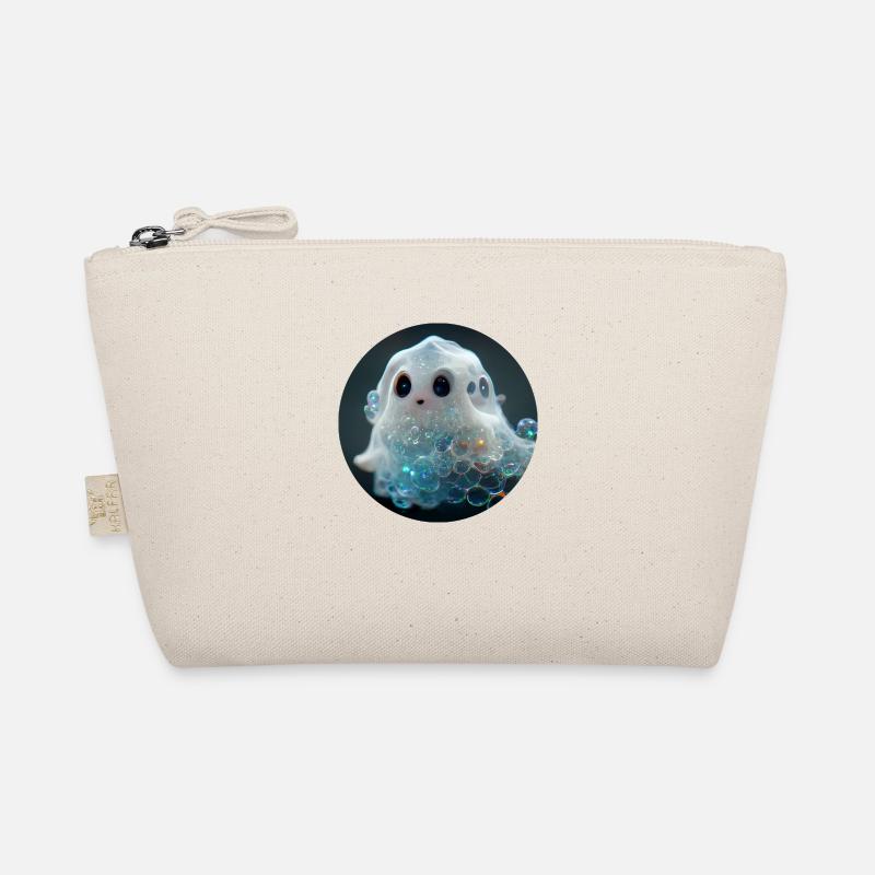 Adorable Soap Bubble Ghost Organic Pouch