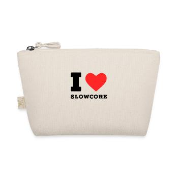 I love slowcore - Organic Pouch - nature - Front