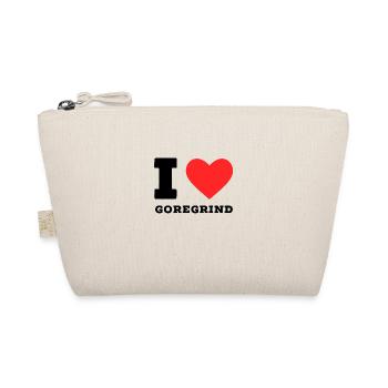 I love goregrind - Organic Pouch - nature - Front