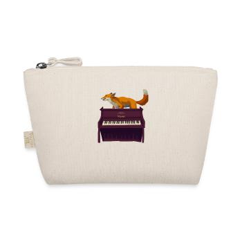 Fuchs on piano - Organic Pouch - nature - Front