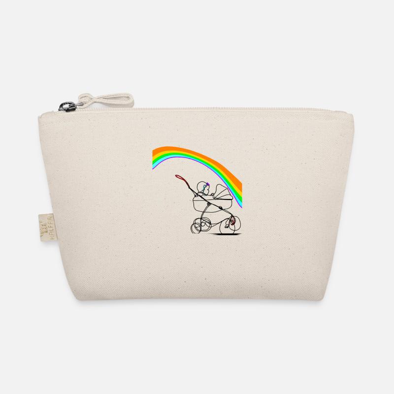 Stroller under the rainbow Organic Pouch