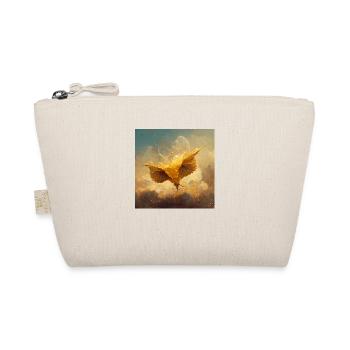 Aufsteigender Goldener Vogel - Bio-Täschchen - Natur - Vorne