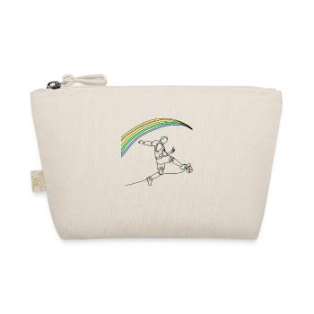 Footballers with a rainbow background - Organic Pouch - nature - Front