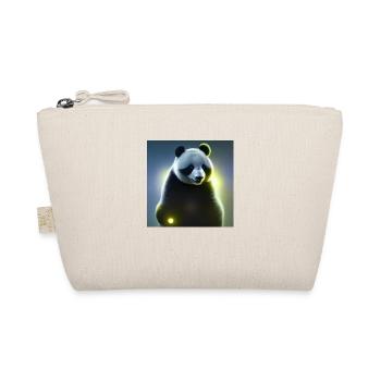 A panda for every heart - Organic Pouch - nature - Front