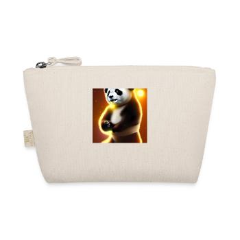 A panda for every heart - Organic Pouch - nature - Front